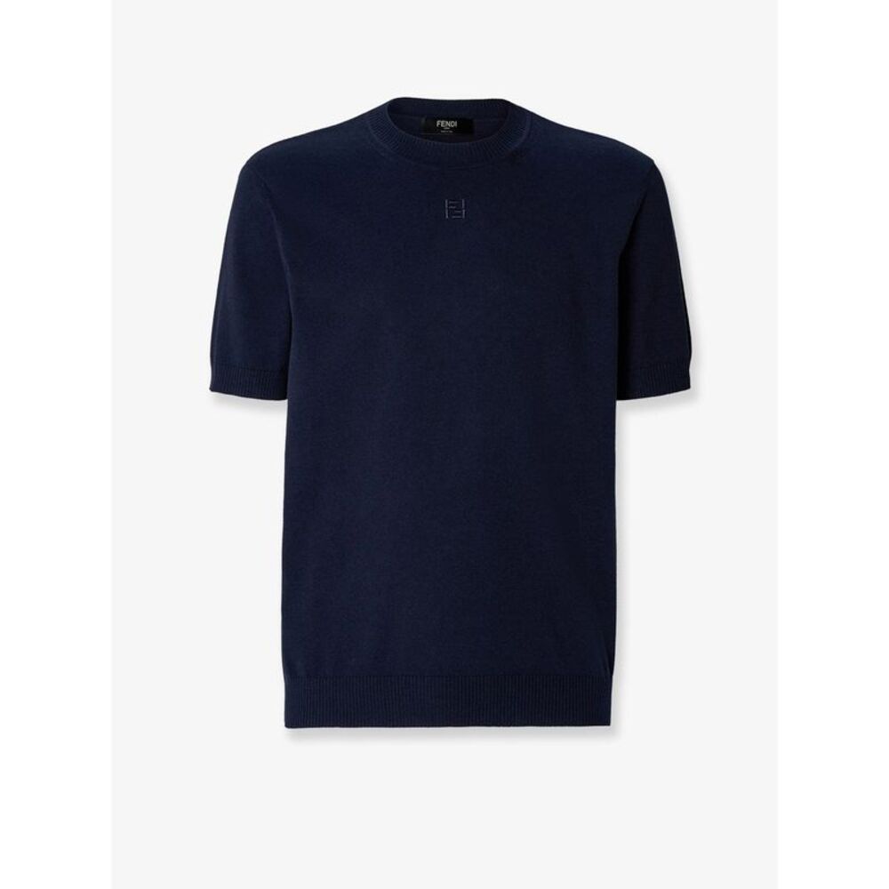 Fendi Men Cotton And Cashmere Sweater